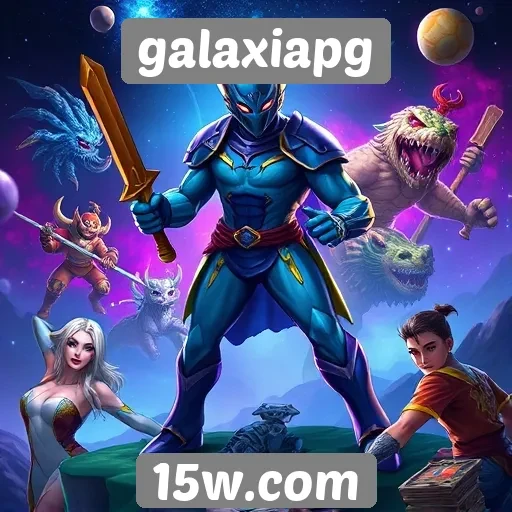 Variedade de jogos disponíveis em galaxiapg
